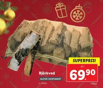Lidl Björkved 40L erbjuda