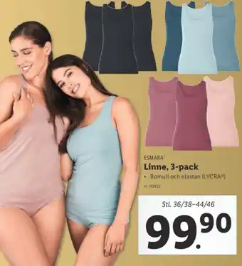 Esmara Linne, 3-pack