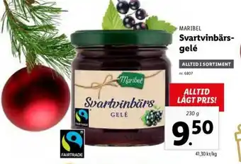 Maribel Svartvinbärsgelé 230g