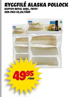 Nelins Ryggfilé Alaska pollock erbjuda