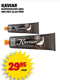 Nelins KLÄDESHOLMEN Kaviar erbjuda