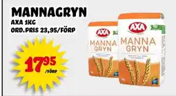 Nelins AXA Mannagryn erbjuda
