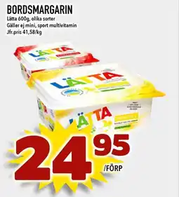 Nelins LÄTTA Bordsmargarin erbjuda