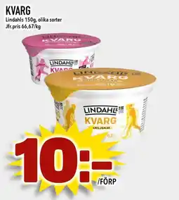 Nelins LINDAHLS Kvarg erbjuda