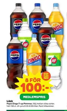 Stora Coop Läsk, Medlemspris erbjuda
