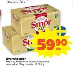 Stora Coop Svenskt smör, SEK 59.9 erbjuda
