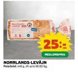 Coop NORRLANDS-LEVÄJN, Medlemspris erbjuda
