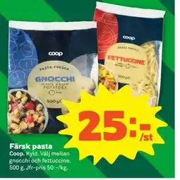 Stora Coop Färsk pasta, SEK 25 erbjuda