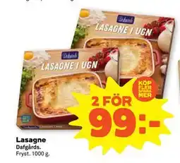 Stora Coop Lasagne, SEK 99 erbjuda