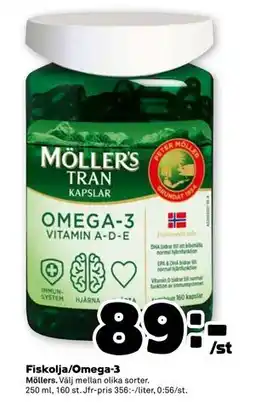 Stora Coop Fiskolja/Omega-3, SEK 89 erbjuda