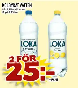 Nelins LOKA Kolsyrat vatten erbjuda
