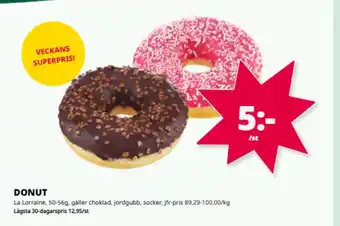 Tempo Donut erbjuda