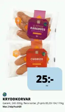 Tempo GARANT Kryddkorvar erbjuda