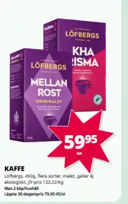 Tempo LÖFBERGS Kaffe erbjuda