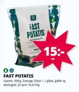 Tempo GARANT Fast potatis erbjuda