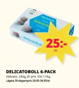 Tempo Delicatoboll erbjuda