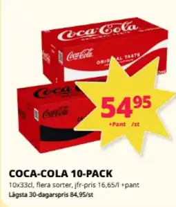 Tempo COCA-COLA erbjuda
