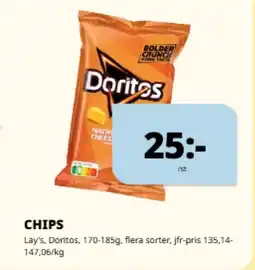 Tempo Doritos Chips erbjuda