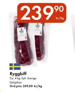 Snabbgross Ryggbiff erbjuda