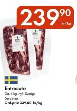 Snabbgross Entrecote erbjuda