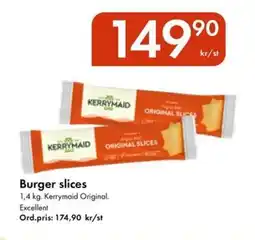 Snabbgross Burger slices erbjuda