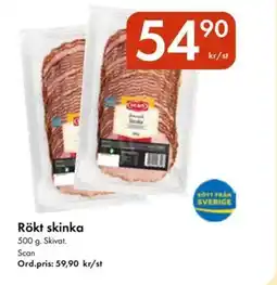 Snabbgross Scan Rökt skinka erbjuda