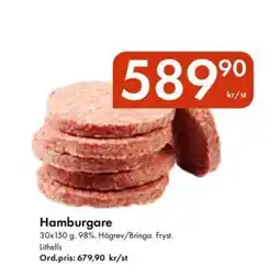 Snabbgross Hamburgare erbjuda