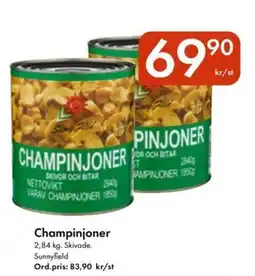 Snabbgross Champinjoner erbjuda