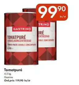 Snabbgross GASTRINO Tomatpuré erbjuda
