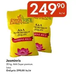 Snabbgross LOTUS Jasminris erbjuda