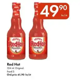 Snabbgross FRANK'S Red Hot erbjuda