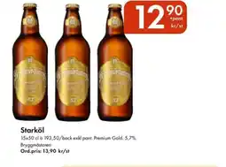 Snabbgross Bryggmästaren Starköl erbjuda