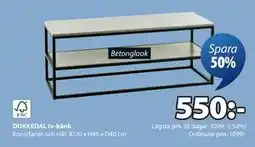 JYSK DOKKEDAL tv-bänk, SEK 550 erbjuda