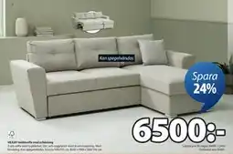 JYSK VEJLBY bäddsoffa med schäslong, SEK 6500 erbjuda