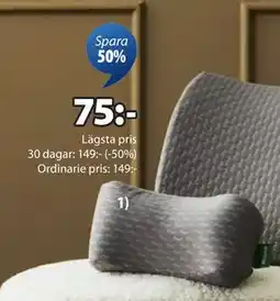 JYSK ALESUND nackkudde, SEK 75 erbjuda