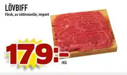 Din Mat Lövbiff erbjuda