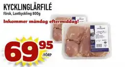 Din Mat Kycklinglårfilé erbjuda