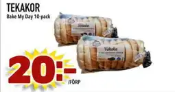 Din Mat BAKE MY DAY Tekakor erbjuda
