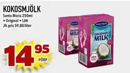 Din Mat SANTA MARIA Kokosmjölk erbjuda