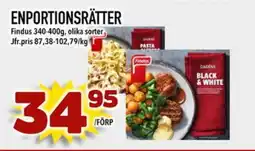 Din Mat FINDUS Enportionsrätter erbjuda
