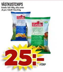 Din Mat ESTRELLA Västkustchips erbjuda