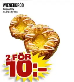 Din Mat Wienerbröd erbjuda