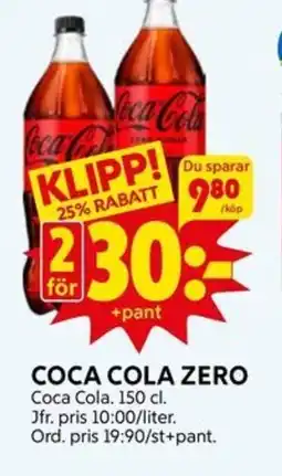 Ica Hajen Lagpris Coca cola zero erbjuda