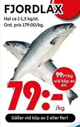 Ica Hajen Lagpris Fjordlax erbjuda