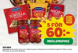 Coop SANTA MARIA Tex-mex erbjuda