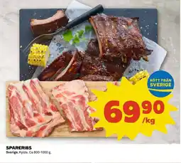 Coop Spareribs erbjuda