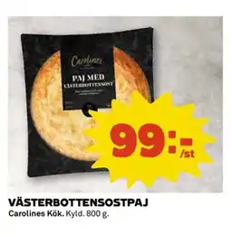 Coop CAROLINES Västerbottensostpaj erbjuda