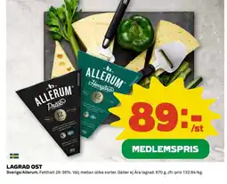 Coop Lagrad ost erbjuda