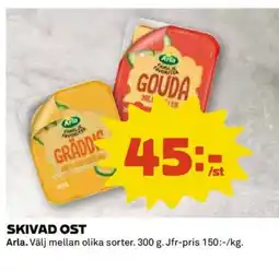 Coop ARLA Skivad ost erbjuda