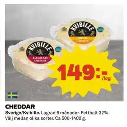 Coop Cheddar erbjuda